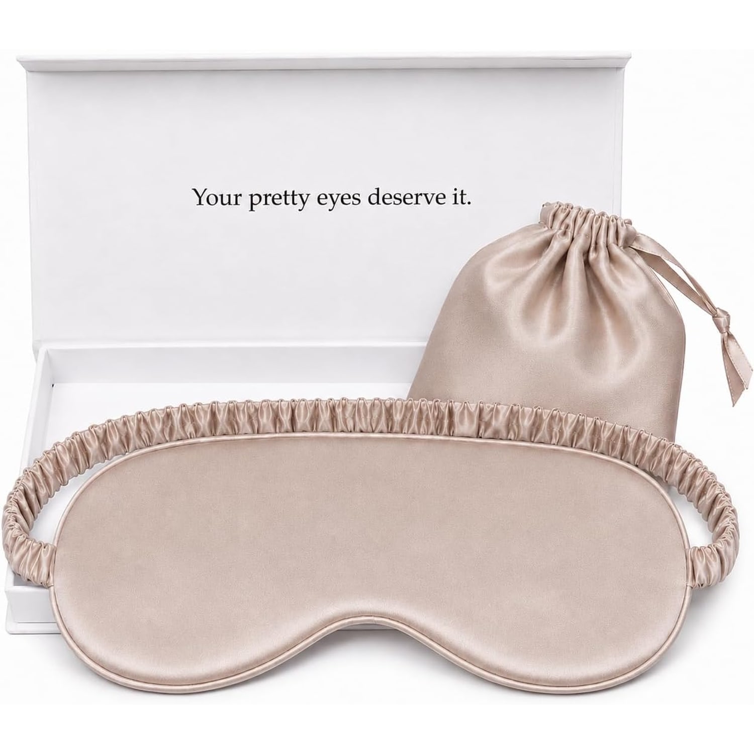 Caramel 19 Momme Mulberry Silk Sleep Mask